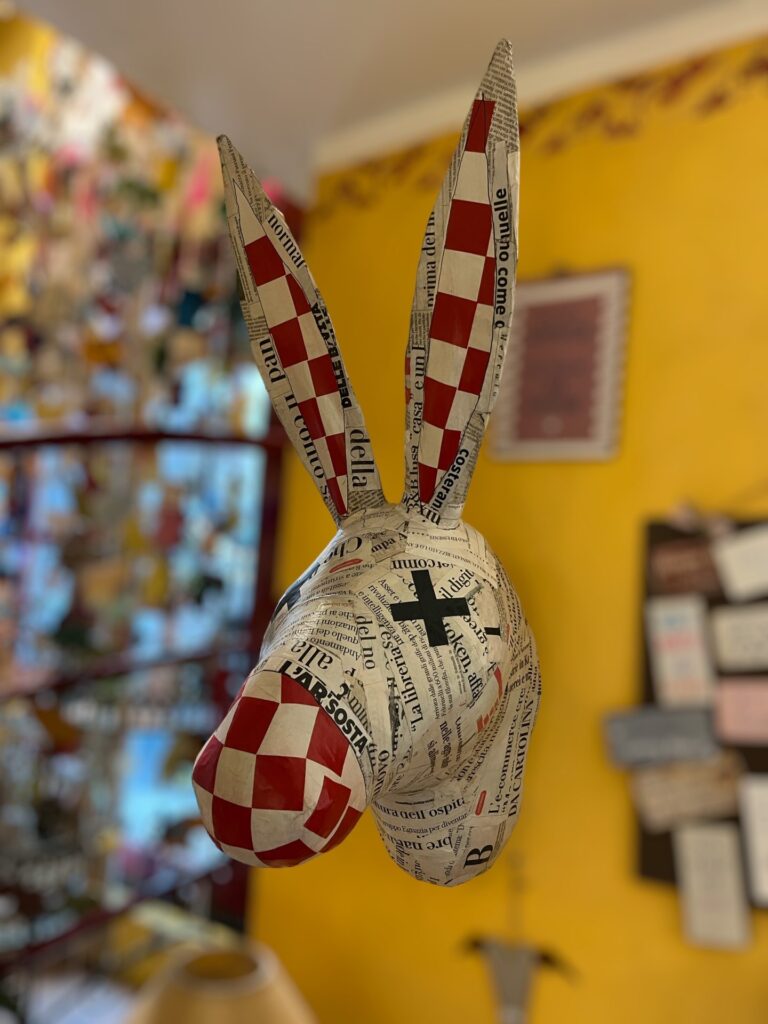 animali in cartapesta